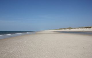 Sylt North Sea beach near the famous Sansibar Restaurant