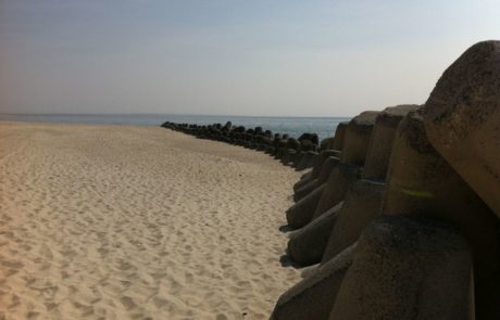 tetrapoden-hoernum-sylt-wellenbrecher-nordsee Küstenschutz Sylt Tetrapoden bei Hörnum